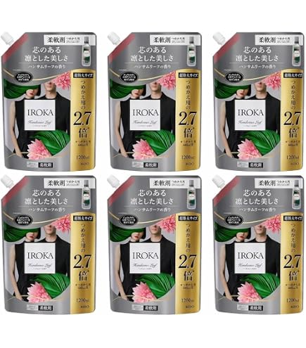 Amazon | IROKA ハンサムリーフ 710ml x 2 セット 柔軟剤 Amazon | IROKA ハンサムリーフ 710ml x 2 セット 柔軟剤